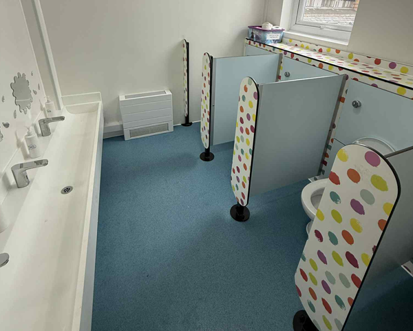 when refurbish-commercial washroom