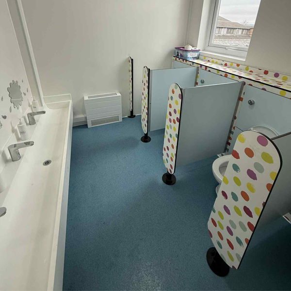 when refurbish-commercial washroom